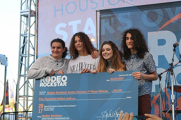 Young musical talents took the Stars Over Texas Stage at the Houston Livestock Show and Rodeo Tuesday, March 21, for …