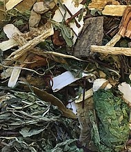 Tea purchased at Sun Wing Wo Trading Company in San Francisco was found to contain aconite. Full credit: San Francisco Department of Public Health