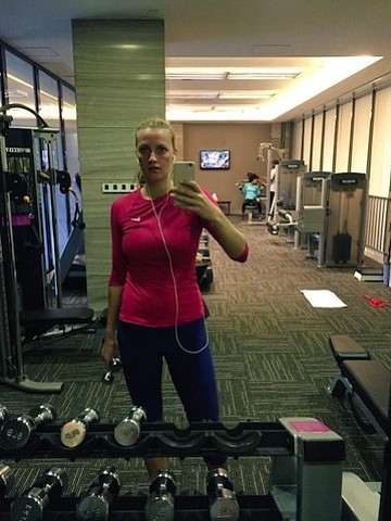 And on a sunny day in the charming Czech city of Prostejov, this is where Petra Kvitova was gearing up for her title defense at Wimbledon -- the tournament that shot her to stardom as a shy 21-year-old when she won it for the first time in 2011.