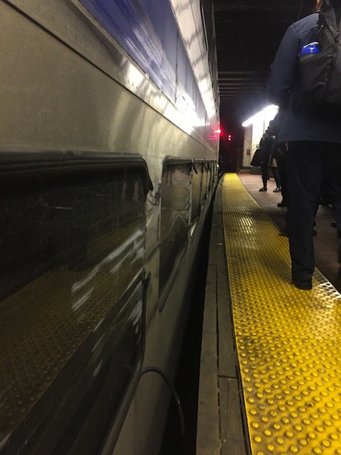 Derailed Amtrak train makes contact with NJ transit train at New York's Penn Station