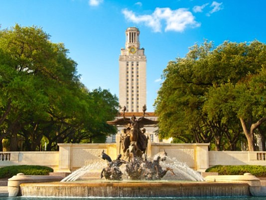 University of Texas Tower and Fountain