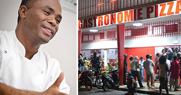 Chef Mbinina, founder of Gastronomie Pizza in Madagascar