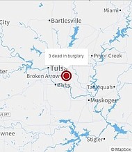 	Three teens dressed in black and wearing masks and gloves were killed by a resident when they broke into a home according to Oklahoma authorities.
