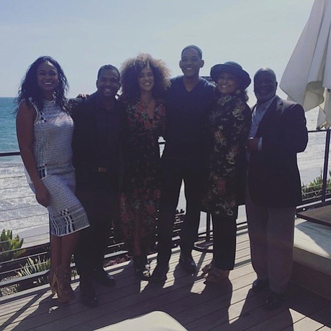 Tatyana M. Ali, Alfonso Ribeiro, Karyn Parsons, Will Smith, Daphne Maxwell Reid and Joseph Marcell appear in a picture that was posted to Ribeiro's Instagram account.