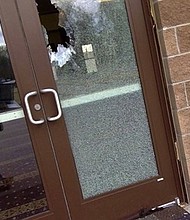 Officials with the Islamic Center of Fort Collins said the footage shows a man throwing several large rocks and the Bible into the mosque. CREDIT: Council on American-Islamic Relations