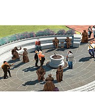Artist rendering of “Voices from the Garden.”