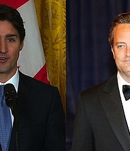 Canadian Prime Minister Justin Trudeau wants a rematch of an elementary school fight after "Friends" star Matthew Perry said he beat up Trudeau when the two attended school in Canada.