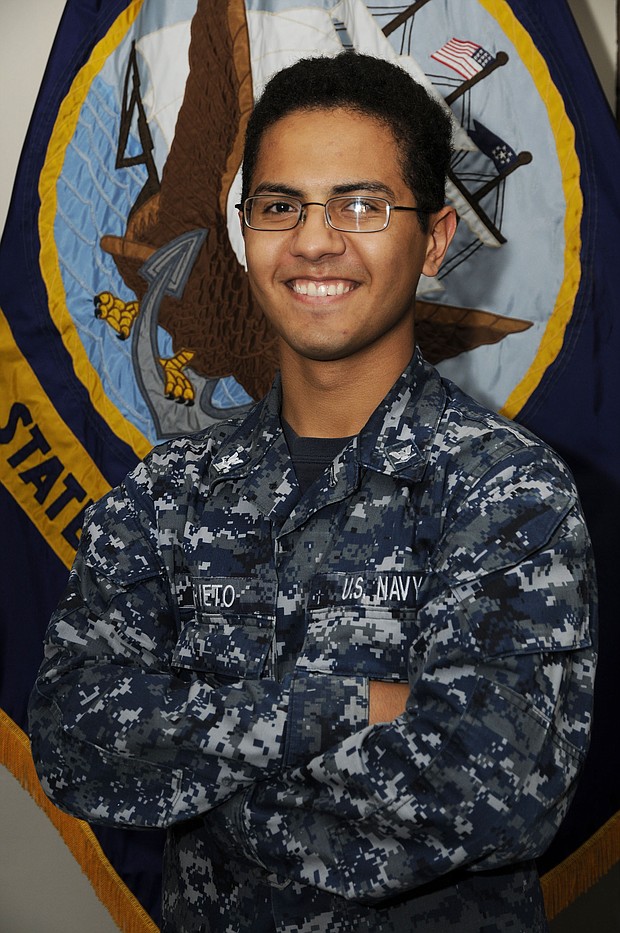 Petty Officer 3rd Class Daniel Prieto