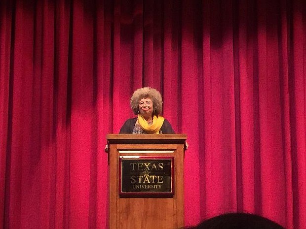 Angela Davis at Texas State University