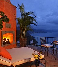 Terrace at Casa Dos Cisnes