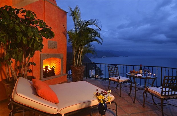 Terrace at Casa Dos Cisnes