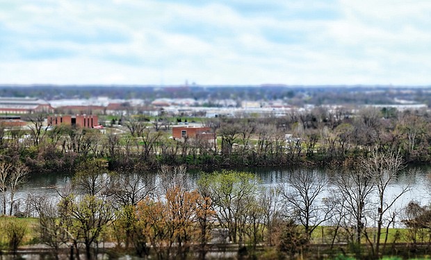 Springtime along the James River