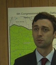 Democrat Jon Ossoff is running for congress for the state of Georgia on April 18, 2017.