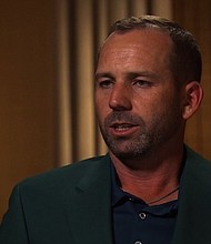 Spaniard Sergio Garcia beat England's Justin Rose with a dramatic Masters victory at Augusta on Sunday, April 9, 2017.