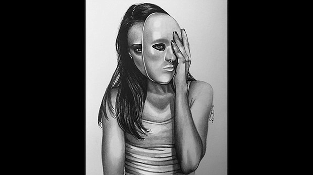 Jenna Simon used her art to describe how she felt while in therapy for her eating disorder.