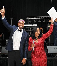 Celebrating VUU // Trevin and Necole Parker Green announce a gift to Virginia Union University of $100,000 to establish an endowed scholarship. The couple, who live in the Washington area, made the announcement last Friday at VUU’s 5th Annual Scholarship Gala and Masquerade Ball hosted by Mayor Levar M. Stoney at a Downtown hotel. Mrs. Green, an alumna of VUU, and her husband are successful entrepreneurs. She operates The Elocen Group, a business management firm in construction, interior design, health care, facilities and logistics and information technology.  Mr. Green is a fitness trainer who specializes in swimming pool exercise programs.