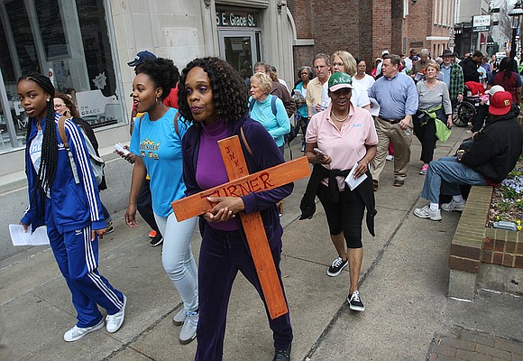 A coalition of North Side churches is hosting Stations of the Cross along Brookland Park Boulevard from 3 to 4 ...
