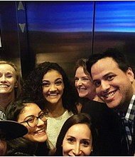 Olympic Gold Medalist Laurie Hernandez with Hispanicize attendees