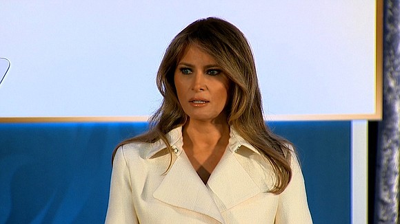 President Donald Trump tweeted early Tuesday that first lady Melania Trump "is doing really well" and will leave the hospital …
