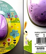 Target is recalling more than 560,000 water-absorbing Easter egg and dinosaur toys due to a "serious ingestion hazard," the US Consumer Product Safety Commission said April 13th, 2017. The recalled products include Hatch & Grow Easter Eggs. SOURCE: Consumer Product Safety Commission