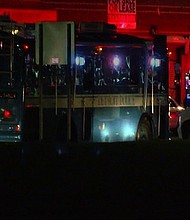 Two Detroit police officers who went to a home to investigate a burglary call late Sunday were wounded in a shooting when they approached the location, the city police chief said.