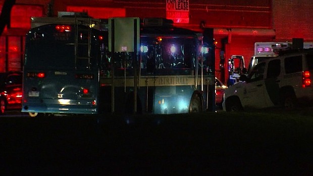 Two Detroit police officers who went to a home to investigate a burglary call late Sunday were wounded in a shooting when they approached the location, the city police chief said.