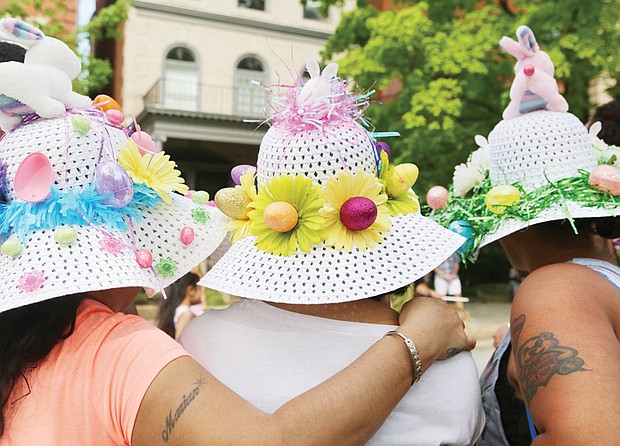 See and be seen at Easter on Parade // Colorful Easter bonnets were plentiful during the event and a favorite among the celebration’s faithful,