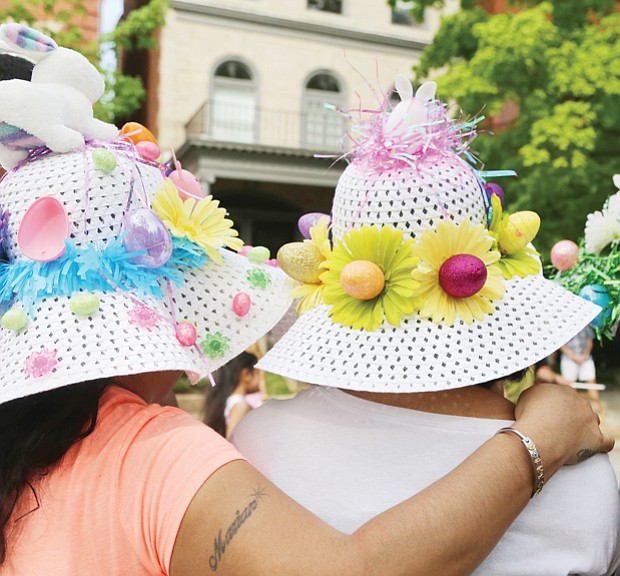 See and be seen at Easter on Parade // Colorful Easter bonnets were plentiful during the event and a favorite among the celebration’s faithful,