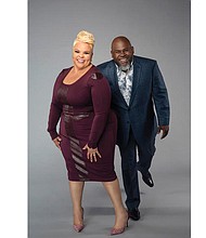 Tamela and David Mann play father and daughter on “Tyler Perry’s Meet the Browns,” but in reality, they are husband and wife. 