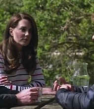 Princes William and Harry and the Duchess of Cambridge talk about mental health in a video released Friday, April 21, 2017.