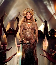 Singer Beyoncé at the Grammy Awards in February.
Christopher Polk/Getty Images for NARAS
