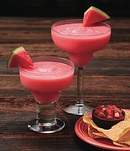 Blended Watermelon Margarita