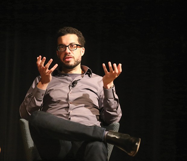 Deconstructing O.J //
Ezra Edelman, director of the five-part, documentary miniseries “O.J.: Made in America,” talks about the project last Saturday during a showing and discussion at Virginia Commonwealth University’s Grace Street Theater. About 75 people were in the audience for the question- and-answer session with the director.