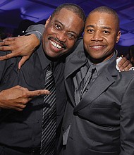 Cuba Gooding Sr. with his son, Cuba. 