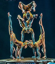Kurios Show Contortion