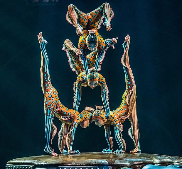 Kurios Show Contortion