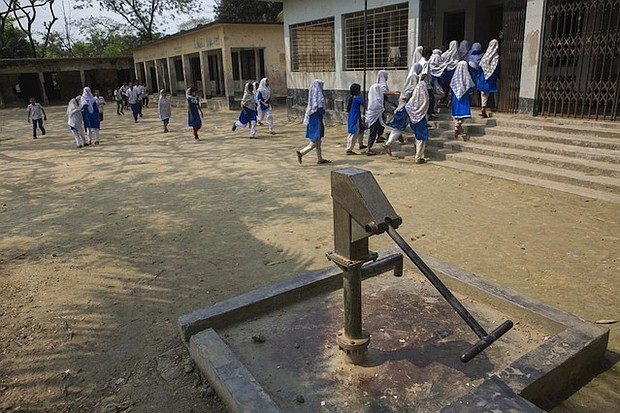 	Millions of people in Bihar, India, are showing symptoms of arsenic poisoning, which can be linked to cancer, due to consumption of contaminated drinking water.