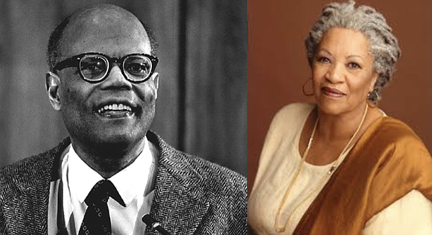 Nobel Laureates Sir Arthur Lewis (l) and Toni Morrison (r)