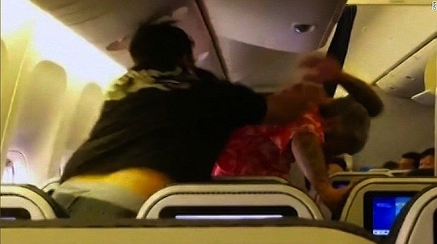 Incident occurred on plane before flight left Japan for LAX.
