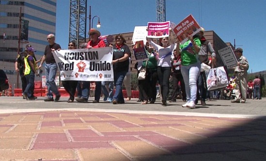 Activists in the Houston community, labor union members and students from all walks of life gathered Monday under the banner …