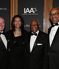Guests at the Jesse Owens Foundation VIP Cocktail Reception