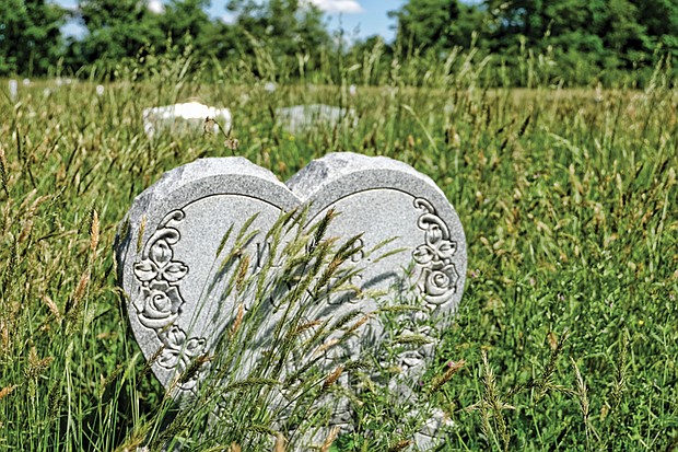 Despite the best efforts of volunteers, grass and weeds continue growing around grave markers at historic Evergreen Cemetery in the East End. Organizers are seeking more help clearing brush during the spring and summer growing seasons.