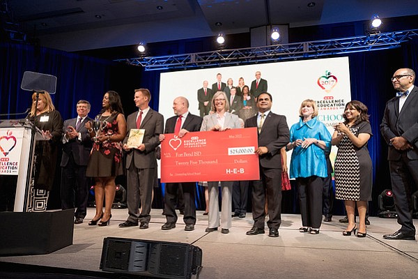 The winning public school board received a $25,000 cash prize.
Fort Bend ISD, Sugar Land