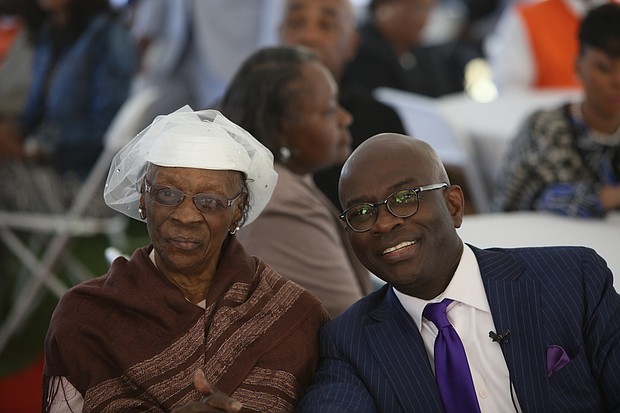 Armstrong Williams and his mother