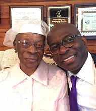 Armstrong Williams and his mother