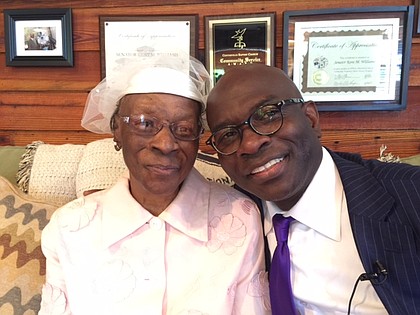 Armstrong Williams and his mother