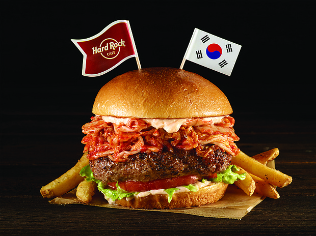 Korean Kimchi Burger