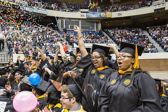 The graduating class of Virginia Commonwealth University received a message aimed at the head as well as the heart during ...