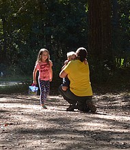 Melana and her family at the finish line of Ultimate Hike 2016.