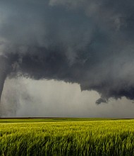 Matt Hunt snapped this photo just south of Dodge City, Kansas on May 24, 2016. As a child growing up in Indiana, tornadoes terrified Hunt but that fear turned into curiosity and fascination. "I'm in awe," said Hunt. "Seeing and feeling mother nature is addicting to me."